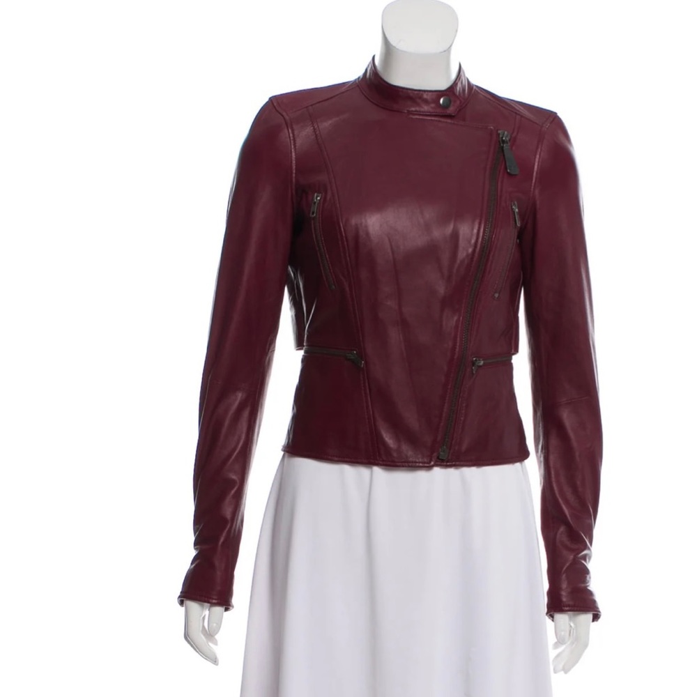 🍒🍓Monika Chiang leather jacket 🧥